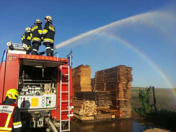 Feuerwehr Sägewerk