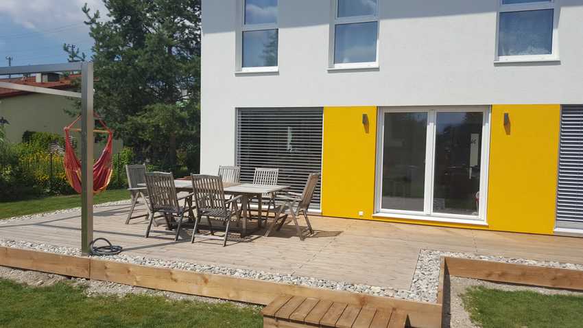 Terrasse Thermokiefer
