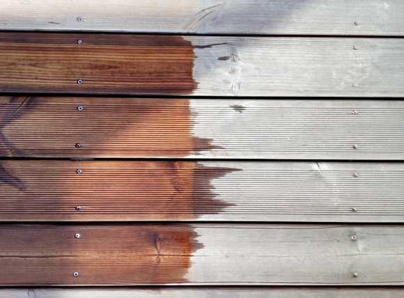 Terrasse reinigen ölen