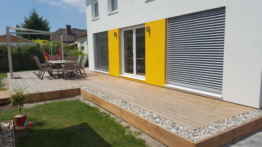 Terrasse Thermokiefer