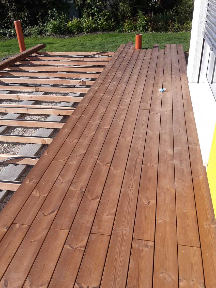 Terrasse Thermokiefer