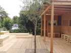 Lehm-Holz-Installation