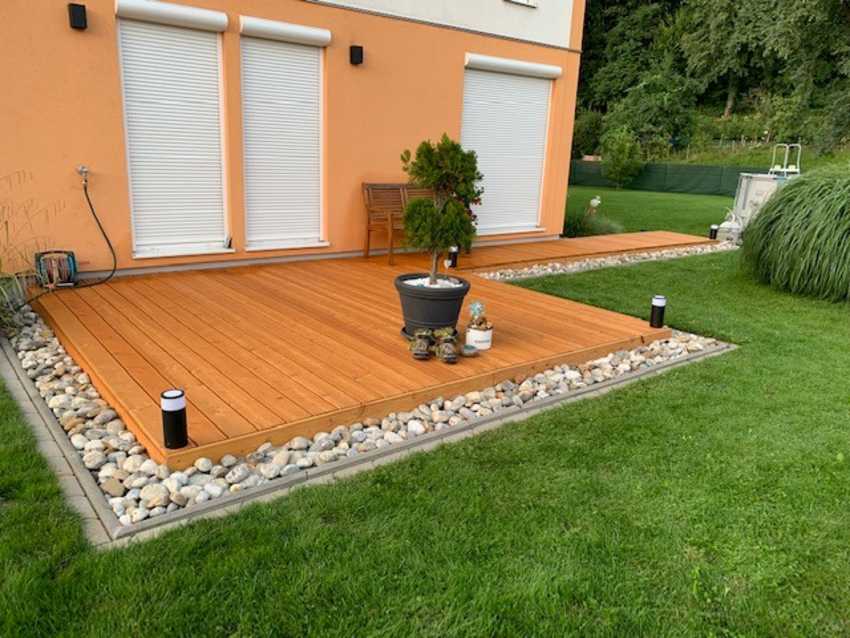 Terrasse Einfamilienhaus