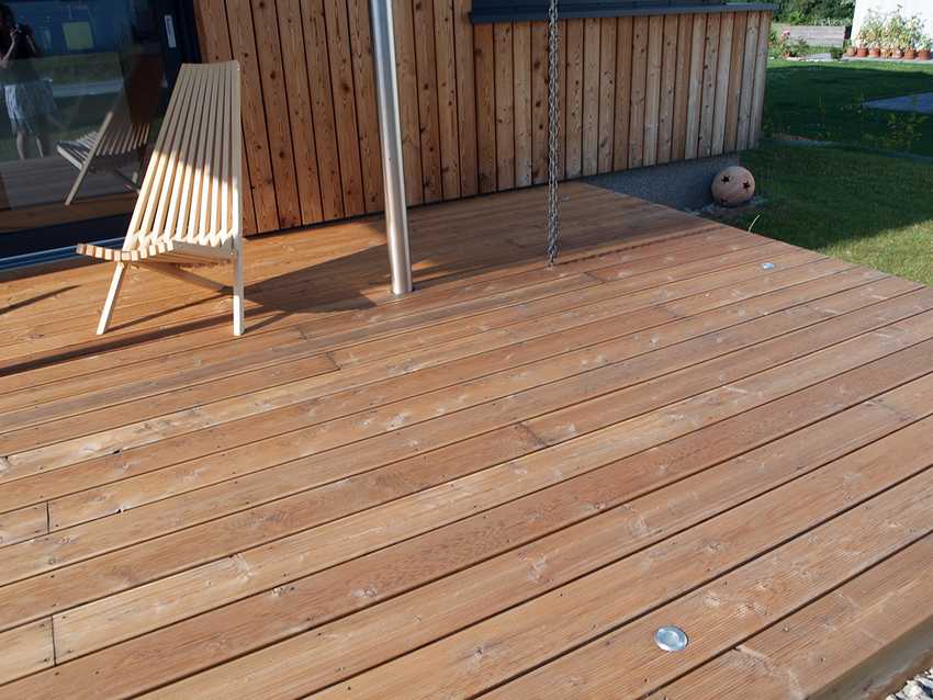 Terrasse sibirische Lärche