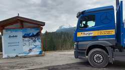 Holz Kran LKW