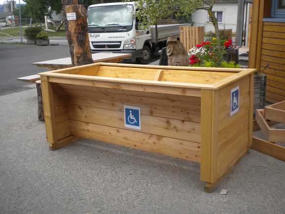 Barrierefreies Hochbeet